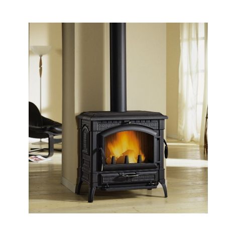 Kaminofen Isotta Evo, 9kW, aus Guss, Maße H77,5xB52xT77,5cm