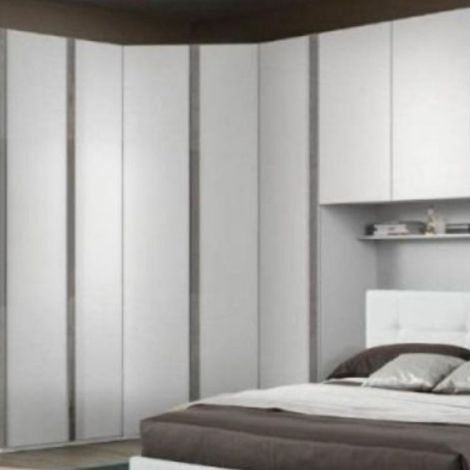 Cabina armadio Ettore colore bianco frassinato (1/3)