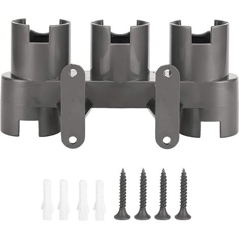 Supporto a parete per accessori per aspirapolvere Dyson V7 V8 V10, in ABS, 160 g, grande capacità (1/4)