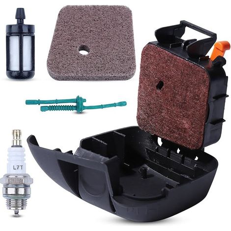 Kit Filtre à Air pour Stihl Débroussailleuse FS38 FS45 FS46 FS55R KM55 HL45 HS45 FC55 FS45C FS46C KM55R FS55C FS55RC, Ensemble de Boîtier de Filtre à Air Pièces de Rechange (1/5)