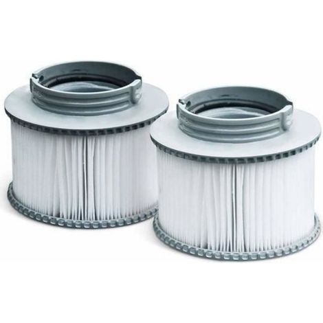 2 Filtre, Compatible Spa Gonflable, Filtrante, Ø11,5x8,6cm, Pour Jacuzzi (1/3)