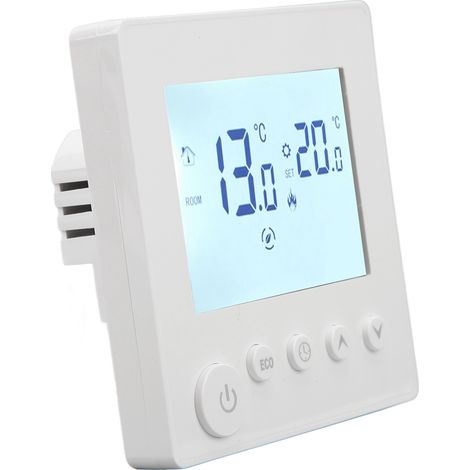 Thermostat numérique chauffage écran LCD programmable régulateur de température avec minuterie (1/5)