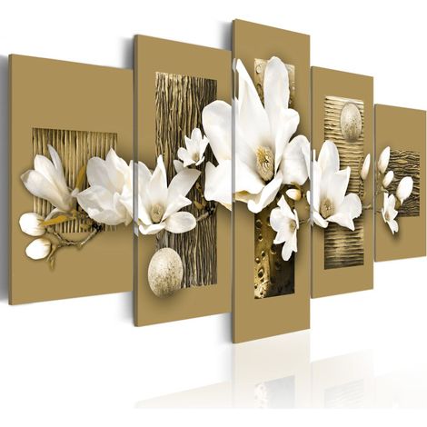 Tableau Imprimé "Jardin des Magnolias" 50 x 100 cm (1/2)