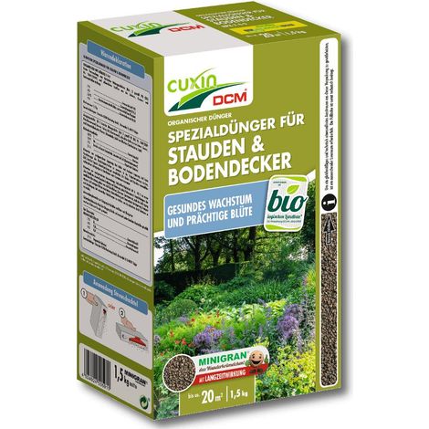 Cuxin Dünger für Stauden und Bodendecker 1,5 kg Blumendünger Beetdünger