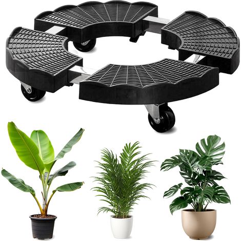 Porte Plante FISHTEC Ajustable 360° Roulettes Freins 100 kg (1/5)