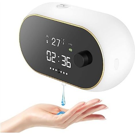Distributeur automatique de savon moussant, adapté au lavage des mains dans les restaurants et les foyers. (1/4)