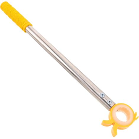 Ouvre-fenêtre pour Puits de Lumière et Fenêtres Hautes Baguette D’Ouverture Jaune 0,45 Mètre en Plastique Robuste Tige D’Ouverture de Store Enrouleur Pratique pour Chambre, (1/5)