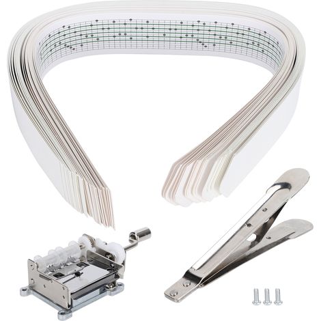 DIY Musical Box Tape Hand Crank Composing Music Movement 15 Tune Craft Collection (1/5)