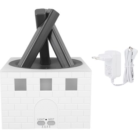 Diffuseur flamme feu de camp silencieux – Aromathérapie huile essentielle veilleuse 400 ML maison chambre bureau arrêt auto EU 100-240V (1/5)