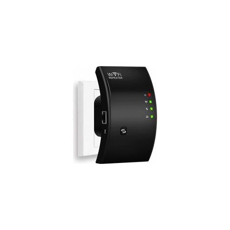 WLAN-Repeater, leistungsstarker WLAN-Verstärker, N300 WLAN-Extender, WLAN-Signalverstärker, 1 Ethernet-Anschluss, Reichweite bis zu 200 m², einfache Installation, kompatibel mit allen Internet-Routern (1/5)