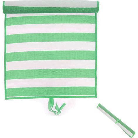 2 x PVC Geflecht Strandmatte Grün-M54970-grün