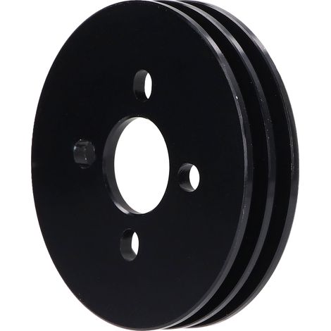 Poulie 2 Gorges Alu 48mm Moyeu Fixe Alésage Moteur Treuil Roue 5407-0016-0001 (1/5)