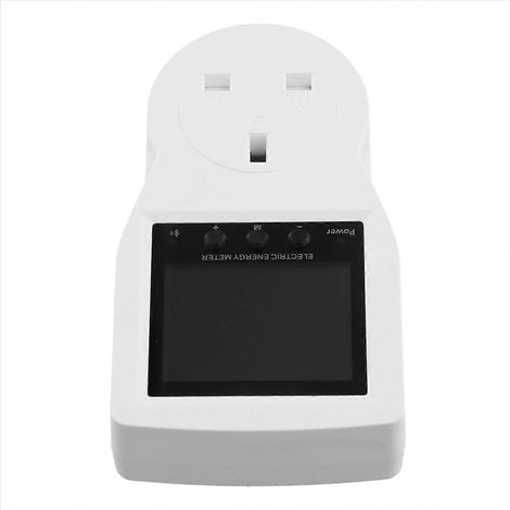 Compteur Électrique Prise kWh Mesure Consommation Énergie Moniteur Puissance Wattmètre (1/5)