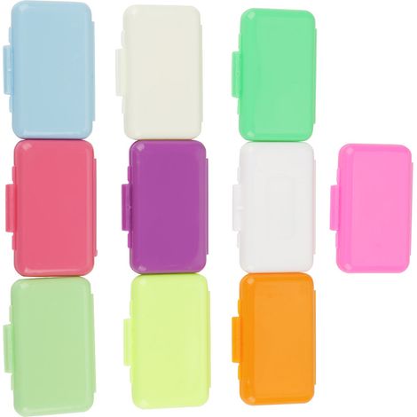 Lot de 10 boîtes de cire dentaire aromatisée pour soulager les irritations dentaires, parfum fruité, pour appareils orthodontiques et gencives. (1/5)