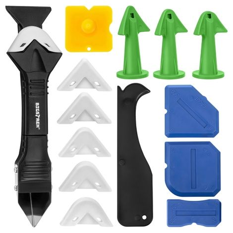 Kit de calfeutrage / Outils pour calfeutrage silicone - 14 pièces (1/5)