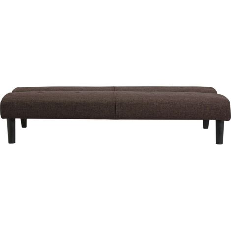 DIVANO OLIVER Marrone in legno tessuto poliestere funzione letto 182x92xH77 (1/3)