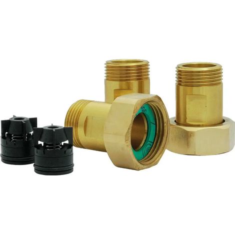 ESBE Juego de racores KTD312 Juego de 3, para VTA AG G1"-R3/4" incl. 2x RV, 36552400