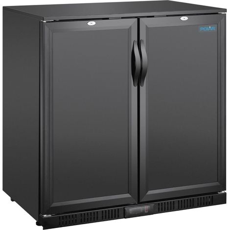 Arrière Bar Professionnel 2 Portes Pleines Série G - 198 L - Polar (1/4)