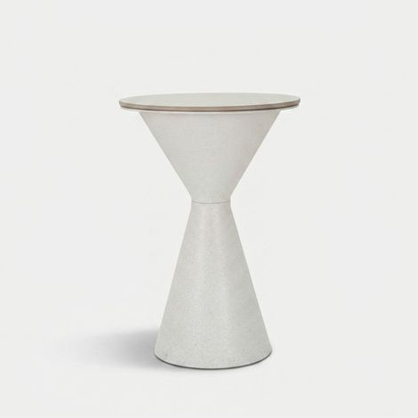 TABLE WHITE DOUBLE CM Ø 44,5x63 (1/4)