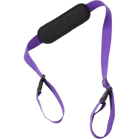 Sangle de Transport Réglable pour Scooter avec Coussin D'Épaule Antidérapant Bleu Violet Sangle de Transport Universelle de Rechange pour Chaise de Plage Support de Sangle Tapis de Yoga