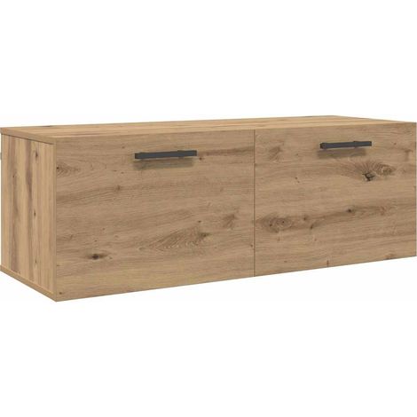 Maison Exclusive - Armadietto a muro rovere artigianale 100 x 36.5 x 35 cm