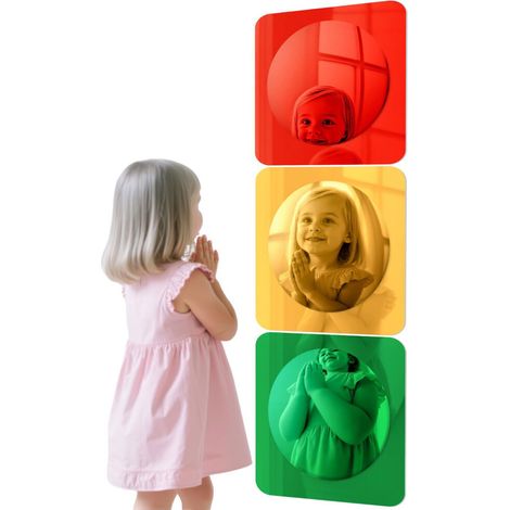 Juego triple de reflectores de percepción - 1 juego