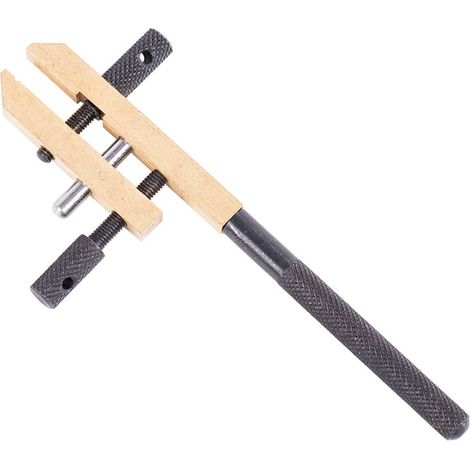 Multirex – Mini étau à main 140 mm – Course de blocage 12 mm – Partie réglable en laiton – Visserie acier bruni