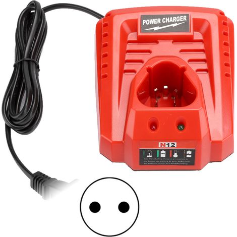 Chargeur de Batterie Lithium pour Outils Électriques N12, Compatible 48-11-2401 et 48-11-2402, 100-240V (1/5)