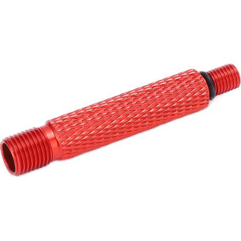 Adaptateur de valve de pompe à vélo 40 mm, rallonge pour chambre à air de vélo, compatible avec vélos et skateboards électriques (rouge) (1/5)