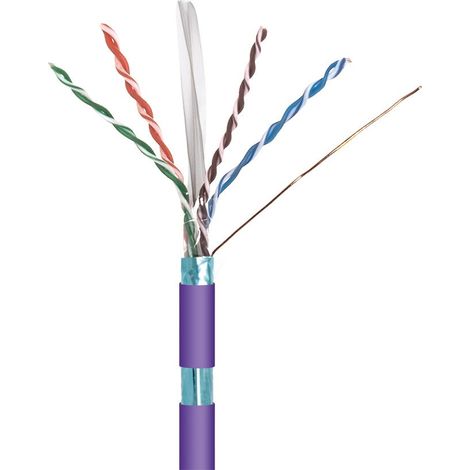 Cable Ftp Cat6 Rigido Cu Lszh Eca Violeta (305m) Wir9079 (1/2)