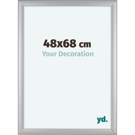 yd. - Cadre photo 48x68 - Argent Mat - MDF - Como (1/5)