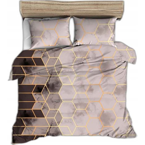 SET DI BIANCHERIA DA LETTO 200x220 cm IN COTONE SPESSO CON MOTIVO