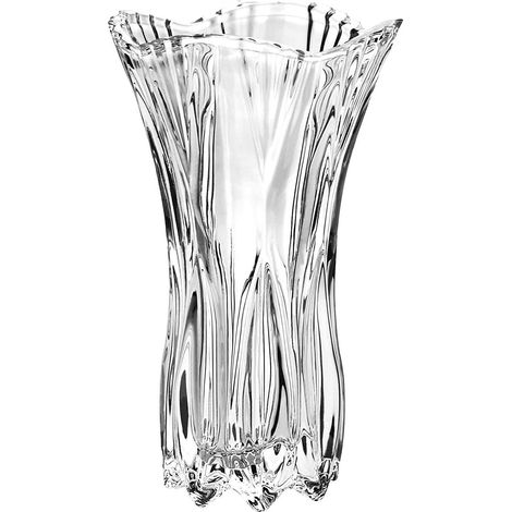 Dicke Kristallglasvase in Form eines Phönixschwanzes für die Dekoration von Zuhause, einer Hochzeit oder als Geschenk