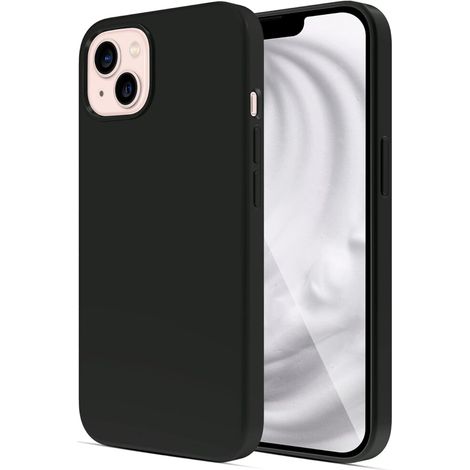 Questa custodia per iPhone 13 è dotata di una fodera in microfibra per una maggiore protezione dei bordi, mentre la sua superficie in silicone liquido, liscia come la seta, offre una finitura antigraf (1/2)