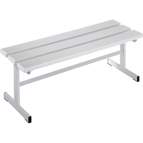 Wolf, Banc de vestiaire, simple face, lattes en PVC, (1/5)