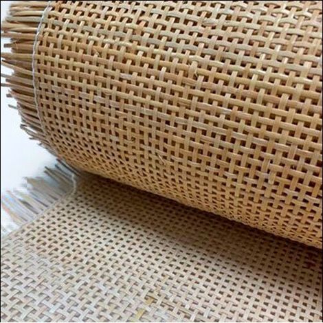 Paglia di vienna maglia quadra mm 6x6 altezza cm 60 primo naturale a metraggio (1/2)
