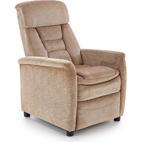Sillón reclinable Houston 1030, Beige, 106x71x85cm, Tapiz