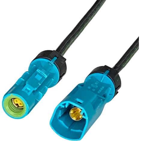 HSD Code Z-Kabel, wasserdichte Buchse/Stecker, 12 m (1/4)