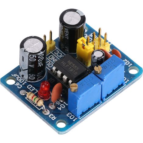 NE555 Impulsfrequenzgenerator mit einstellbarem Tastverhältnis – Signalgenerator-Platinenmodul (1/5)
