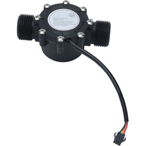 DN25 1,3 Zoll Nylon-Wasserdurchflusssensor/Durchflussmesser für Poolverrohrungen und Hydraulikinstallationen (1/5)