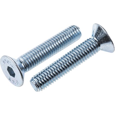Vis à six pans creux, M8 x 40mm, tête Vis fraisée à tête creuse hexagonale, en Acier ( Prix pour Boîte de 25 )