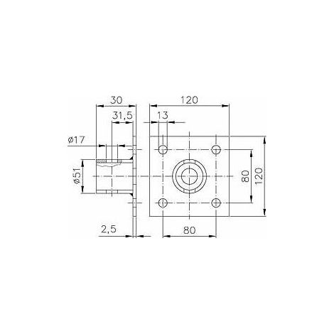 Adaptateur Bequille