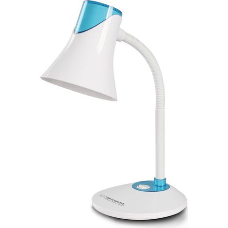 Lampada da scrivania esperanza e27 polaris blu
