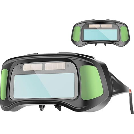 Lunettes de soudage, lunettes de soudage pour hommes - lunettes de découpe plasma, lunettes de sécurité pour le soudage, lunettes de brasage, lunettes de brasage solaire, lunettes de protection oculai (1/5)