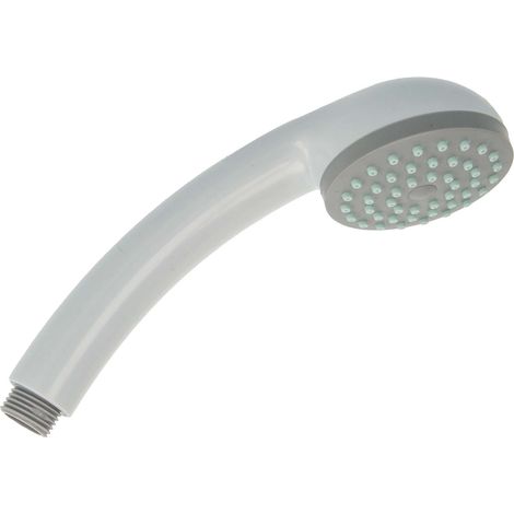 tecuro Handbrause ew-easy mit Brauseregen - Ø 65 mm mit Antikalkdüsen, Kunststoff weiß (1/5)