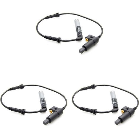 3 capteurs de vitesse ABS avant gauche/droite 34521164651 34521165609 Compatibles avec BMW Série 3 E46 316i 318i 320i 325i 328i 330i 320d 330d (1/5)