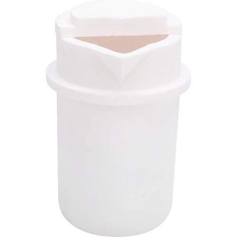 1 kg creuset de fusion de quartz avec couvercle outil de raffinage de fusion de platine or argent 1 kg (1/5)