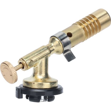 Torche de soudage haute température avec tête d'allumage en laiton, fonctionnant au gaz butane turbo et compatible avec le soudage MAPP