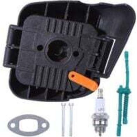 Filtre à air avec couvercle pour tondeuses et coupe-bordures    FS38 FS45 FS46 FS55 FS55R FS55RC KM55 KM55R HL45 HS45 FC55, remplacement 4140 124 2800, 4140 141 0502