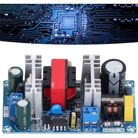 AC100240V Schaltnetzteilplatine, 12V 4A Schaltnetzteilmodul, unbestückte AC/DC-Controllerplatine WX-DC2405 (1/5)